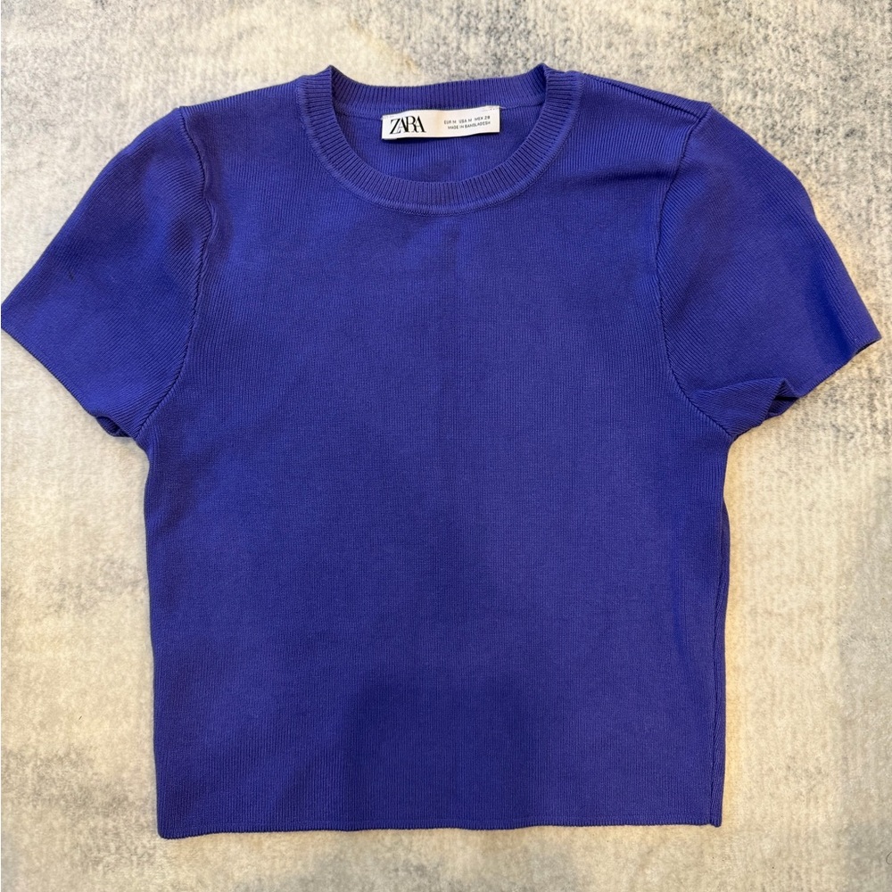 ZARA — Purple crop top!